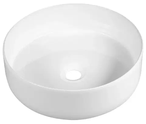 Umývadlá SAPHO - FIASTRA keramické umývadlo na dosku, priemer 40cm, biela FT801