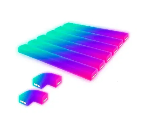 Svietidlá Brilo - LED RGBIC stmievateľná lišta Smart LED/24W/230V Wi-Fi Tuya 3790016