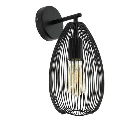 Svietidlá Eglo 49143 - Nástenné svietidlo CLEVEDON 1xE27/60W/230V 49143