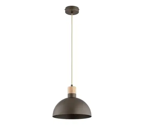 Svietidlá  Luster na lanku NEOMI 1xE27/15W/230V hnedá 61631