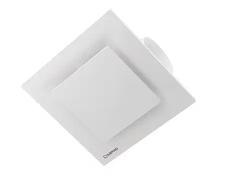 Doplnky do kúpeľne SAPHO - TECTO stropný axiálny ventilátor s časovačom, 20W, potrubie 100, biela TC202