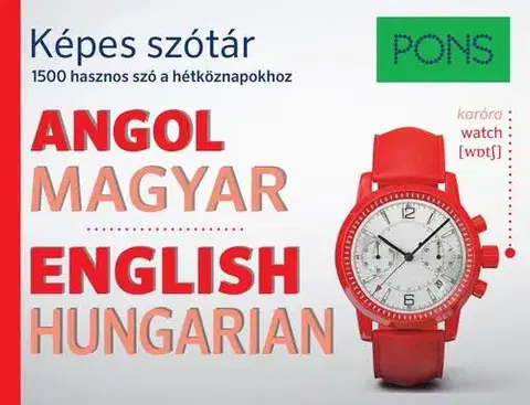 Slovníky PONS Képes szótár Angol-Magyar