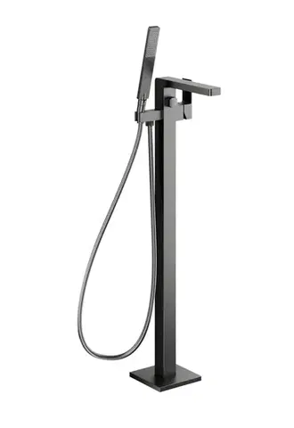 Kúpeľňové batérie KFA - Batéria Logon vaňová, voľne stojaca, PVD gunmetal sivá 5135-510-61