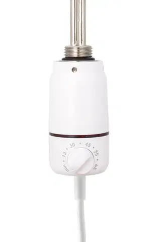 Radiátory do kúpeľne OLSEN SPA - Vykurovacia tyč s termostatom - Farba vykurovacie tyče - Biela, Výkon vykurovacie tyče - 900 W RADPST411