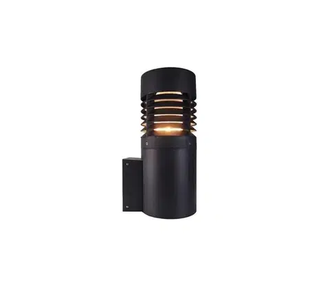 Záhradné lampy Deko-Light 730123 - Vonkajšie nástenné svietidlo PORTA 1xE27/60W/230V IP65 730123