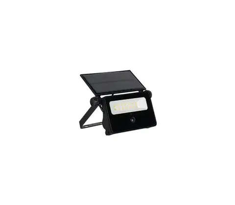 Záhradné lampy  LED solárny reflektor so senzorom LED/10W/5,5V IP65 1800 mAh SOLAR REF 10W-PIR