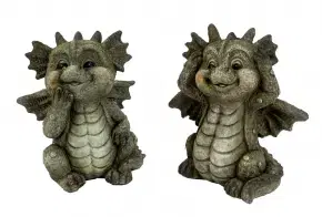 Záhradné dekorácie MAKRO - Drak 22cm rôzne motívy