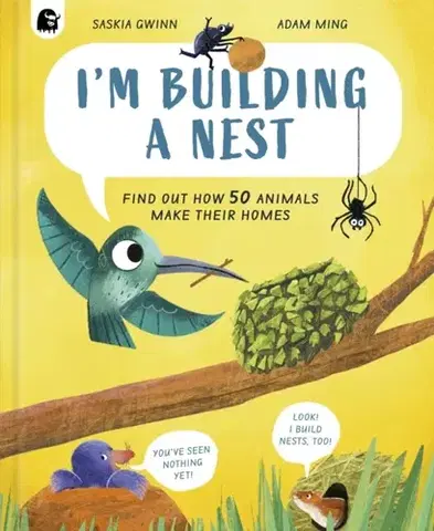 Leporelá, krabičky, puzzle knihy I'm Building a Nest - Saskia Gwinn