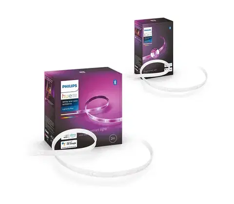LED osvetlenie SADA -LED RGBW Stmievateľný pásik Philips Hue WACA 2m 20W/230V + pásik 1m 11W/12V P3716 + P3717