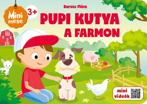Leporelá, krabičky, puzzle knihy Pupi kutya a farmon - Flóra Darvas