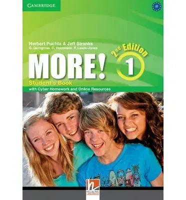 Učebnice a príručky More! New 1 Student's Book + Cyber Homework + Online Resources - Herbert Puchta,Jeff Stranks,Günter Gerngross,Christian Holzmann,Peter Lewis-Jones