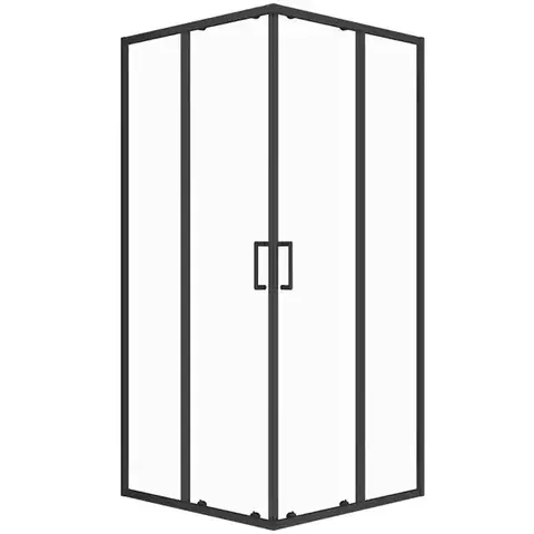 Sprchové kúty 80x80 Sprchový kút Rio 80x80x190 black