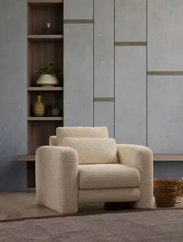 Kreslá Kreslo ušiak Lily Beige - Wing