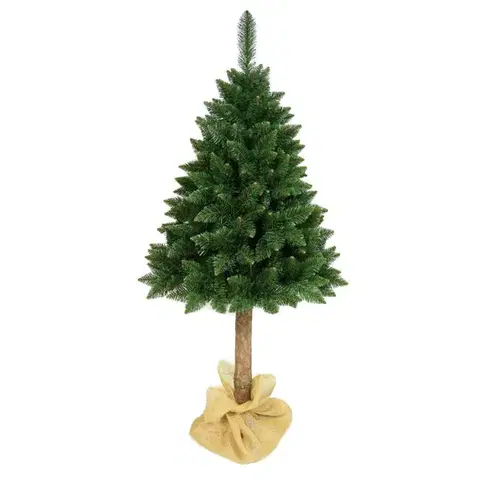 Vianočné stromčeky NABBI Christee 6 vianočný stromček na pni 220 cm zelená