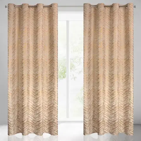 Závesy do spálne Záves SARA 140x250 na priechodkách 387348 EUROFIRANY