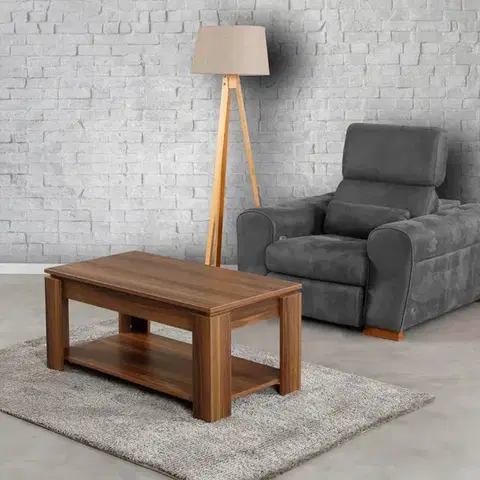 Konferenčné stolíky Konferenčný stolík Shelf - Walnut