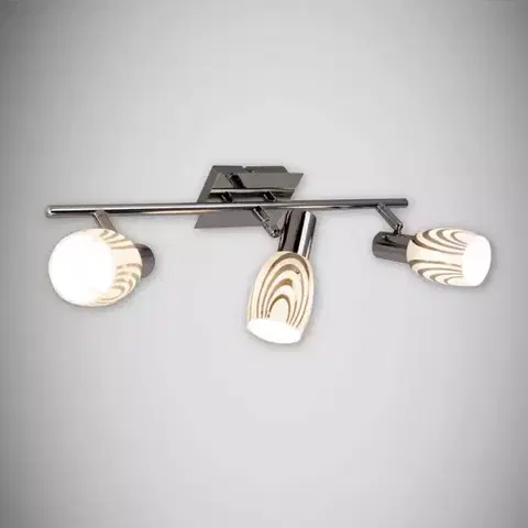 Lampy do obývačky Lampa HL 792N  chróm LS3