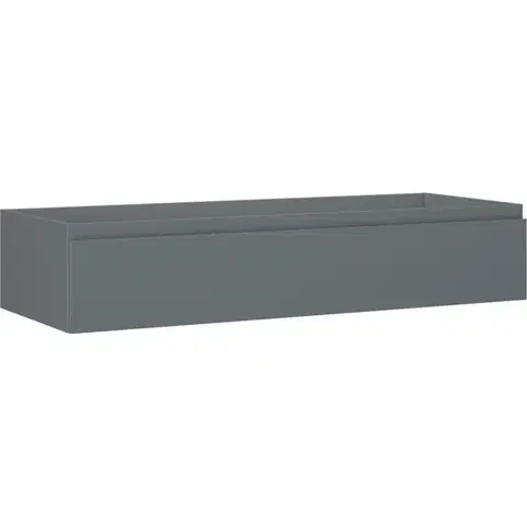 Kúpeľňový nábytok MEXEN/S - Orio kúpeľňová skrinka pod umývadlo 120, 1 šuplík, grafit mat 91A10-12023-1-BF66