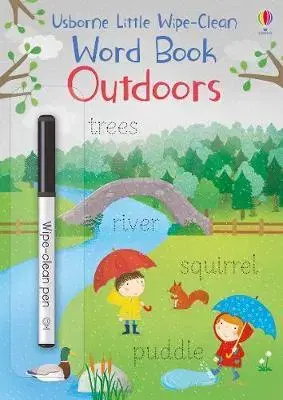 V cudzom jazyku Little Wipe-Clean Word Books Outdoors - Felicity Brooks,Marta Cabrol