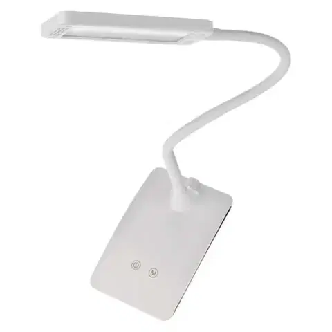 Stolné lampy EMOS Lampa stolná LED EDDY 6W, biela