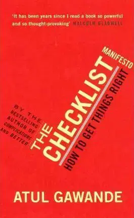 Ekonómia, manažment - ostatné The Checklist Manifesto - Atul Gawande