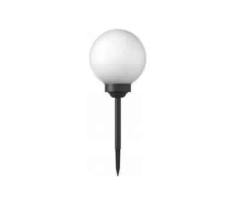 LED osvetlenie SmartLED LED solárna lampa LED/1,2 V 6500 K 200 mAh pr. 10 cm IP44 biela/čierna 7206