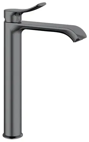 Kúpeľňové batérie SAPHO - SUGA stojánkova umývadlová batéria, vysoká, gun metal TJ006GM