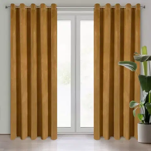 Závesy do spálne Záves VILLA 140X250 na priechodkách 10 366816