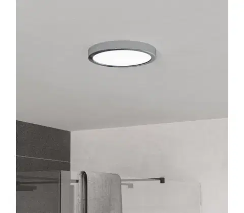 Svietidlá Eglo 901763 - LED kúpeľňové stropné svietidlo FUEVA LED/11,5W/230V pr.21,1cm IP44 chróm 901763