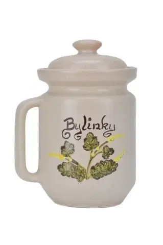 Dózy na potraviny Kinekus Dóza keramická BYLINKY 1l 852