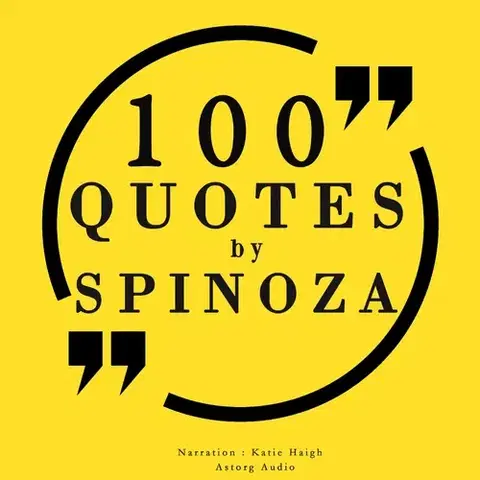 Filozofia Saga Egmont 100 Quotes by Baruch Spinoza (EN)