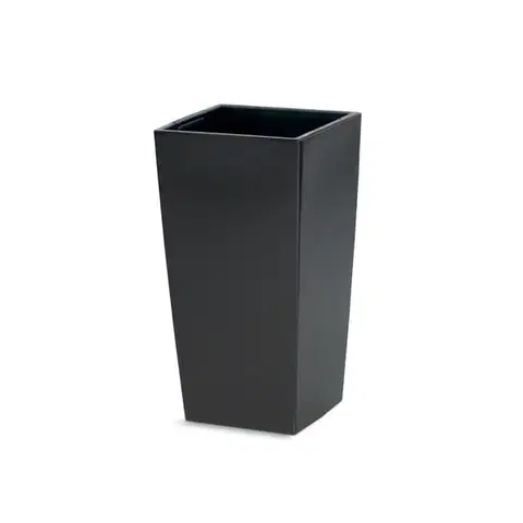 Kvetináče a truhlíky NABBI DURS400 vysoký plastový kvetináč 40 cm antracit