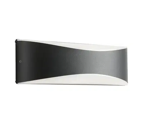 LED osvetlenie Redo 90126 - LED vonkajšie nástenné svietidlo AXEL LED/7W/230V 3000 IP65 antracit 90126