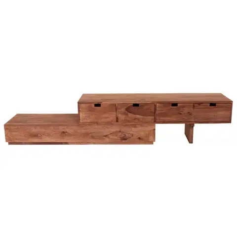 TV stolíky TV stolík 260x40x40 indický masív palisander