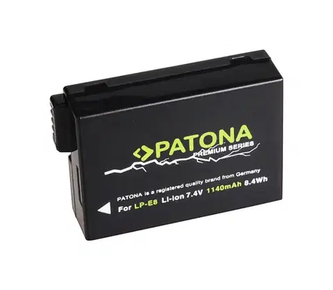 Predlžovacie káble PATONA - Batéria Canon LP-E8 1140mAh Li-Ion Premium PT1136