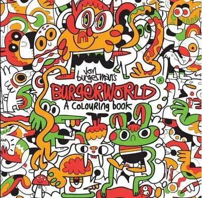Maľovanky pre dospelých Jon Burgerman's Burgerworld