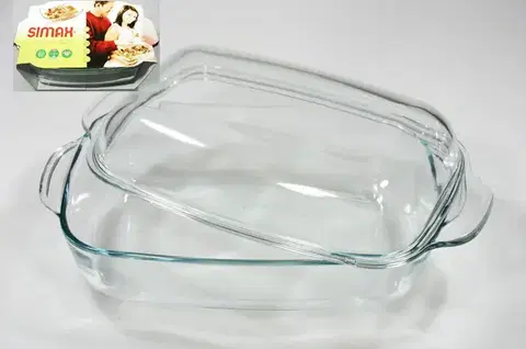 Pekáče, plechy MAKRO - Pekáč hranatý 3,2L s vekom 2,3L SIMAX