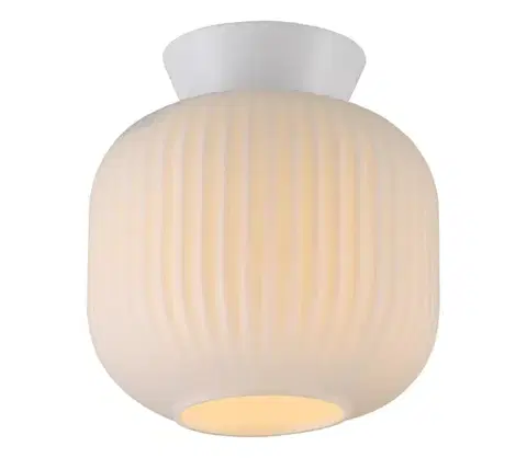 Svietidlá Schöner Wohnen 13574-16 - Stropné svietidlo NAMI 1xE27/25W/230V, priemer 20 cm, biele 13574-16