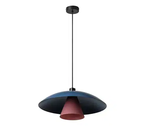 Svietidlá Osram - Závesné svietidlo na lanku DECOR FLYING MUSHROOM 1xE27/25W/230V pr. 50 cm modré 4058075846920