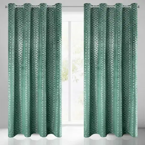 Závesy do spálne Záves MOLY 140X250 na priechodkách 372918