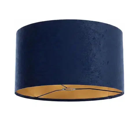 Predlžovacie káble  Tienidlo univerzálne STANDART E27 pr. 45 cm modrá/zlatá D-010-044-45/25-SH