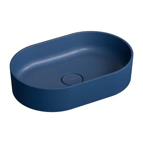 Umývadlá OMNIRES - OVO M+ umývadlo na dosku, 55 x 36 cm midnight blue /MB/ (OVOUNMB) 2. akosť