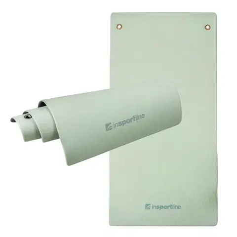 Podložky na cvičenie Podložka na cvičenie inSPORTline Aero Advance 140x60x0,9 cm mentolovo-šedá