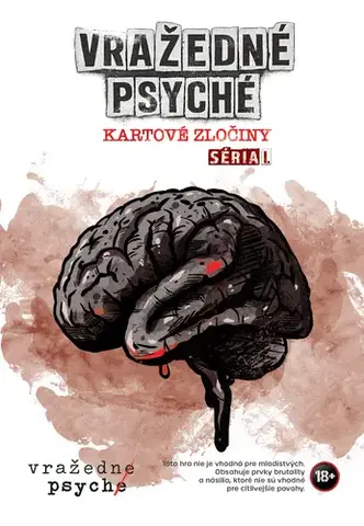 Hry pre dospelých (18+) Vražedné psyché - Kartové zločiny hra