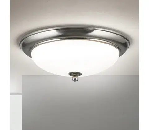 Svietidlá Orion - Stropné svietidlo EMPIRA 2xE27/40W/230V pr. 35,5 cm matný chróm DL 7-792/35 satin