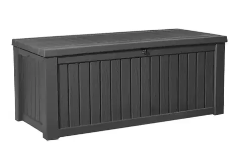 Úložné boxy a chladničky KETER Úložný box WOODROCK 570L | grafit