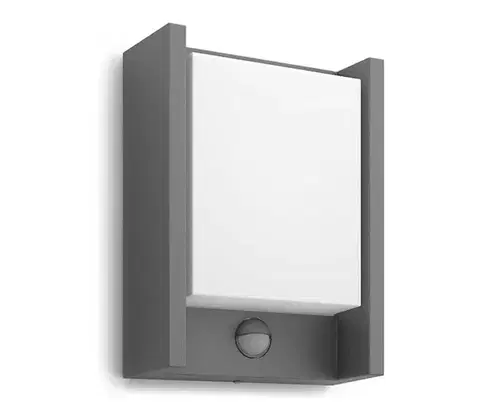 Svietidlá Philips - LED Vonkajšie nástenné svietidlo so senzorom ARBOUR LED/3,8W/230V IP44 872016926383300