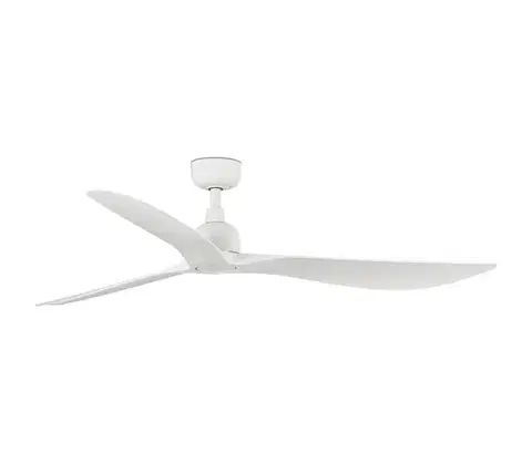Ventilátory FARO Barcelona FARO 34363WT - Stropný látor OUTWOOD L biely, priemer 150 cm, WT, IP44 + diaľkové ovládanie 34363T