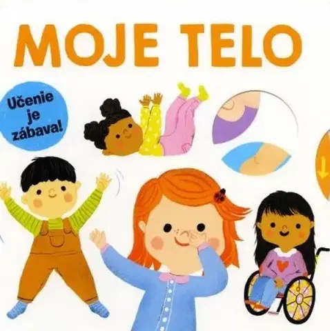 Leporelá, krabičky, puzzle knihy Moje telo - Mária Nerádová