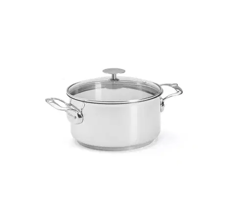 Panvice a hrnce De Buyer 3427.20 - Hrniec s pokrievkou MILADY 20 cm, nerezová oceľ 3427.20
